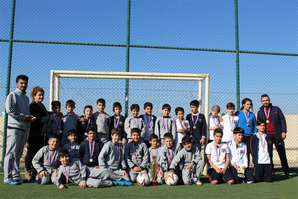 Suleimaniah International School Students Compete in a Friendly Football Match